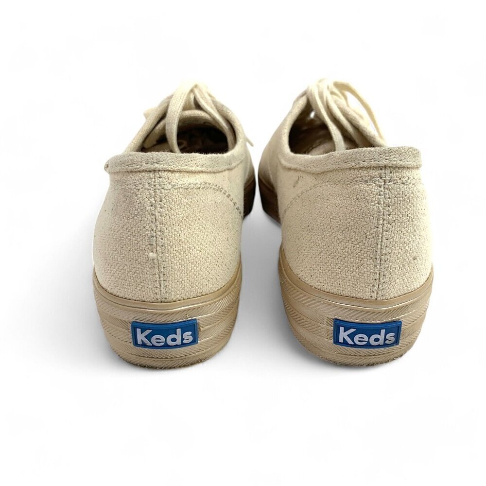 Keds Triple Decker Shimmer Dream Low Top Sneakers Gold/Beige WF59212 Size 9 - Picture 9 of 10